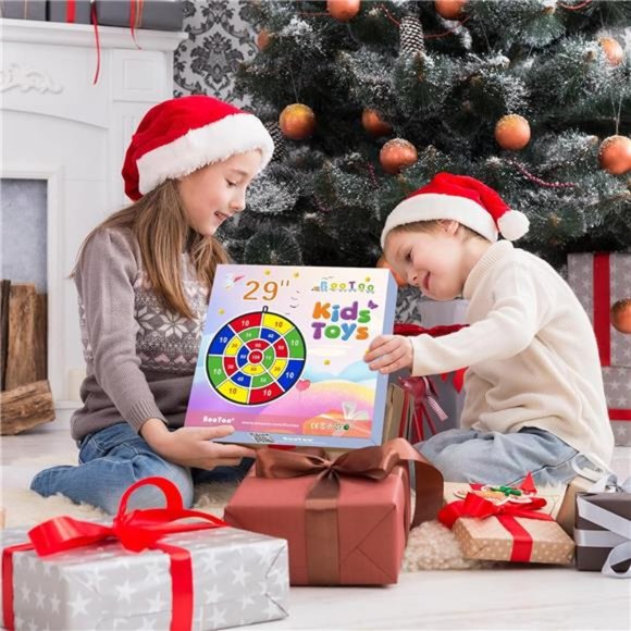 29" Large Dart Board for Kids, Kids Dart Board with Sticky Balls, Boys Toys - Picture 6 of 6